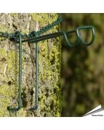 Baumhaken mit Kette (grün)