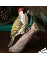 Grünspecht (Picus viridis) | Handgeschnitzter Holzvogel