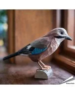 Eichelhäher (Garrulus glandarius) | Handgeschnitzter Vogel