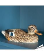 Stockente Weibchen | Handgeschnitzter Holzvogel - DecoBird