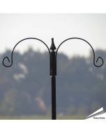 Hirtenstab - doppelt | Futterstation für Gartenvögel