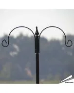 Hirtenstab - doppelt | Futterstation für Gartenvögel