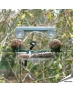 Fenster-Futterhaus für Wildvögel - Bolmso Deluxe ✔️ Einfache Montage - Sicherer Halt dank 3 starken Saugnäpfen ✔️ Vögel beobachten ➤ Online kaufen bei Alles für Vögel
