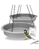 Futtertisch und Wassertränke für Wildvögel zum aufhängen - www.allesfuervoegel.de