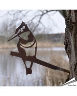 Metalbird - Eisvogel (Cortenstahl)
