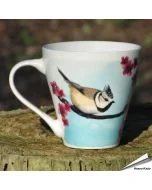 Kaffeetasse mit Haubenmeise-Motiv | Naturmotiv | By Myrte