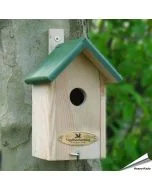 Nistkasten für Zaunkönig aus FSC-Holz ✔️ 27 mm Einflugöffnung ✔️ Einfach zu reinigen ✔️ Natürliche Nisthilfe für Garten und Balkon ➤ Alles für Vögel