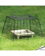 Schutzkäfig für Grundfuttertische (schwarz) - Alles für Vögel