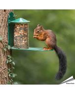 Futterspender für Eichhörnchen aus Metall - www.hoezo-kado.de