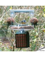 Bolmsö Birdfeeder Deluxe PLUS- Fenster-Futterhaus für Gartenvögel - Alles für Vögel