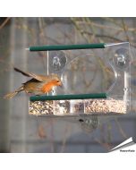 Fenster-Futterhaus für Rotkehlchen online bestellen? www.allesfuervoegel.de