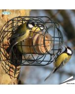 Erdnussbutter-Glashalter mit Schutzkäfig