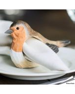 Holz-Serviettenring - Rotkehlchen | Alles für Vögel