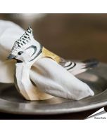 Serviettenring - Haubenmeise | Naturgetreu bemalt | Alles für Vögel