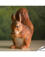 DecoAnimal - Handgeschnitzt | Eurasisches Eichhörnchen
