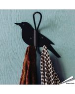 Silhouetten-Kleiderhaken Amsel