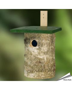 Birken-Nistkasten für Wildvögel | 32mm Einflugöffnung