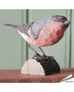 Dompfaff (Pyrrhula pyrrhula) | Handgeschnitzter Holzvogel