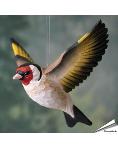 Stieglitz fliegend (Carduelis carduelis) | Dekoration Vogel