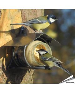 Erdnussbutter-Glashalter aus Metalldraht - Alles für Vögel