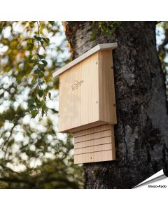 Fledermauskasten mit Metalldach - Jetzt bestellen auf www.allesfuervoegel.de