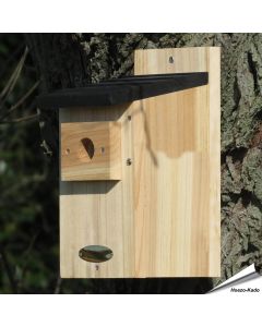 Nistkasten aus Holz für Blaumeisen 28mm | Nesträuberschutz