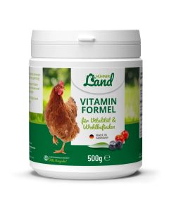 Vitaminformel für Hühner und Geflügel ✔️ Unterstützt das Immunsystem ✔️ Fördert Wohlbefinden und Vitalität ✔️ Für alle Geflügelarten geeignet ➤ Kaufe online bei Alles für Vögel