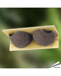 Nisthilfe Mehlschwalbe doppelt | Schalenförmig | Holzbeton