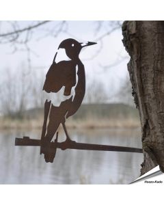 Metalbird - Flötenvogel (Cortenstahl)