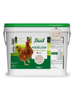 HÜHNER Land Kieselgur von HÜHNER Land ist ein 100%tiges Naturprodukt ✔️ Für Stall, Garten oder Hof ✔️ Bindet Feuchtigkeit zuverlässig ✔️ Angenehmes Stallklima ✔️ Jetzt kaufen im Alles für Vögel Shop