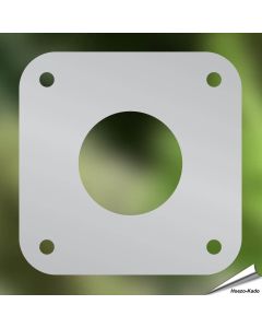 Sicherungsschild für Nistkästen aus rostfreiem Stahl ✔️ Verkleinert die Einflugöffnung auf 28mm ✔️ Schützt vor Spechten ✔️ Geeignet für Blaumeisen und andere kleine Vögel ✔️ Bestelle online bei Alles für Vögel