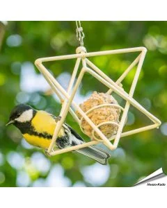 Meisenknödelspender - Stern (weiss)