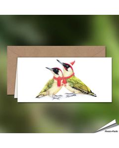 Weihnachtskarte | Grünspecht | Drummer | Alles für Vögel