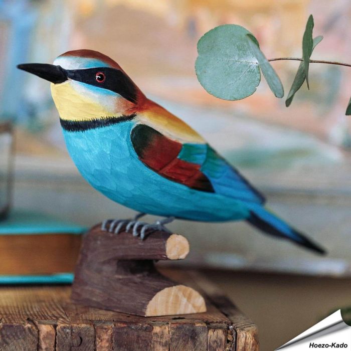 Bienenfresser (Merops apiaster) | Handgeschnitzt - Vogel