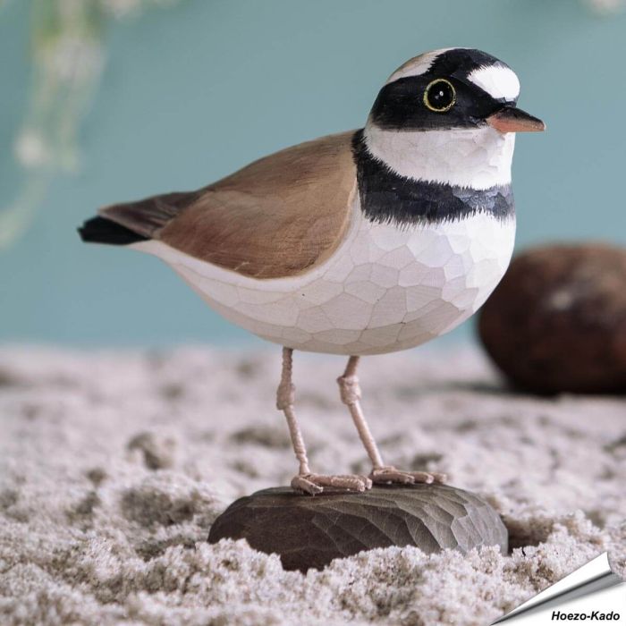 Flussregenpfeifer (Charadrius dubius) | Handgeschnitzt | Online kaufen - Alles für Vögel