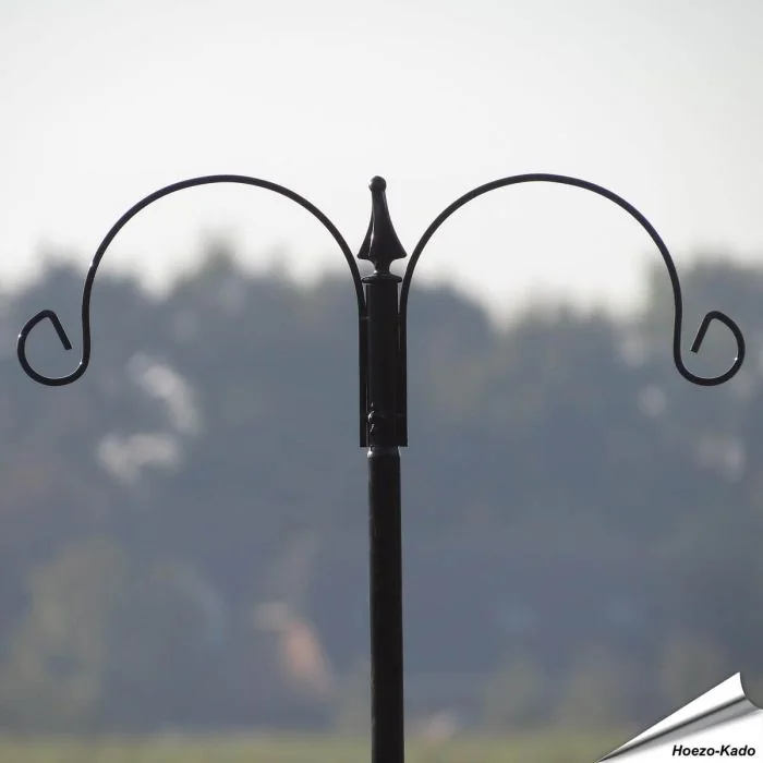 Hirtenstab - doppelt | Futterstation für Gartenvögel