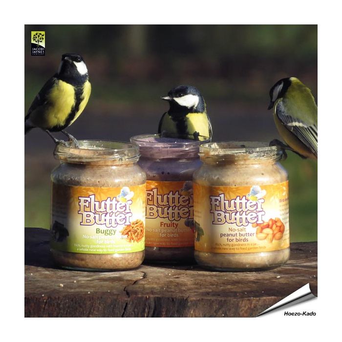 Flutter Butter™ - Erdnussbutter für Vögel - Set (3 x 330g)