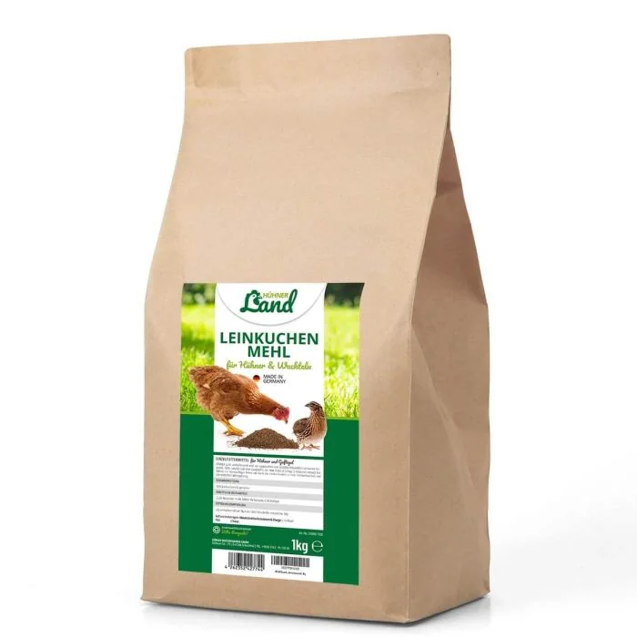 HÜHNER Land Leinkuchenmehl für Hühner (1000g)