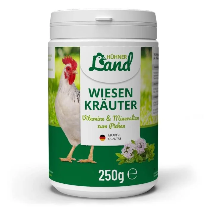 HÜHNER Land Wiesenkräuter Mix für Hühner (250g)