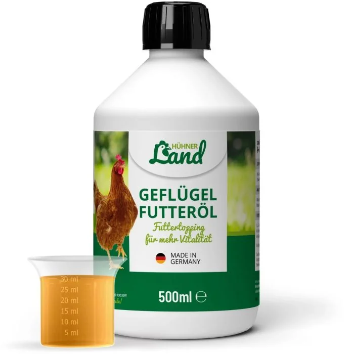 Futteröl für Hühner mit Leinöl