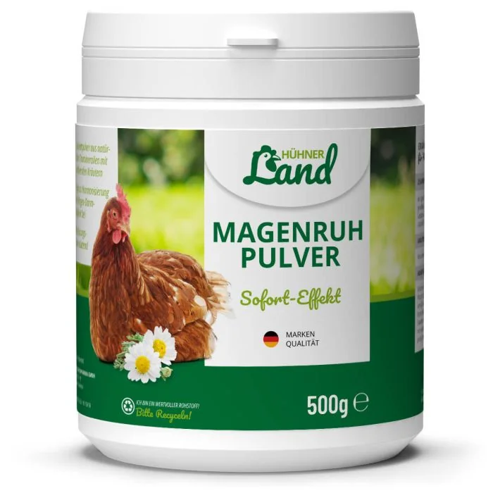 HÜHNER Land Magenruh Pulver für Geflügel (500g)