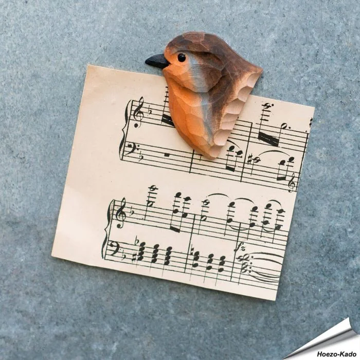 Kühlschrankmagnet - Rotkehlchen