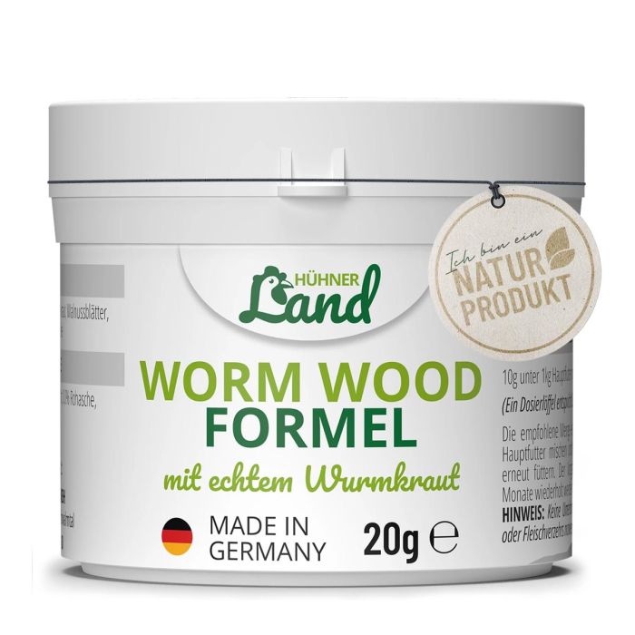 Wurmkur von HÜHNER Land für Geflügel ✔️ Mit echtem Wurmkraut ✔️ Hohe Akzeptanz - unkompliziert in der Anwendung ✔️ Kaufe jetzt online im Alles für Vögel Shop