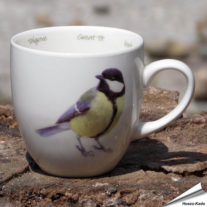 Kaffeetasse Kohlmeise-Motiv | Porzellan | Alles für Vögel
