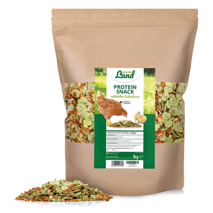 Eiweißreicher, gesunder Snack für Hühner und Geflügel ✔️ 100% natürlich ✔️ Unterstützt den Stoffwechsel und den Muskelaufbau ✔️ Bestelle jetzt direkt bei Alles für Vögel