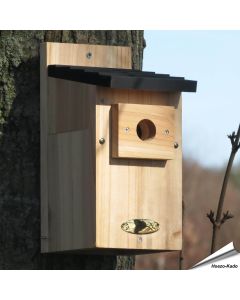 Nistkasten aus Holz für Kohlmeisen 32mm | Nesträuberschutz