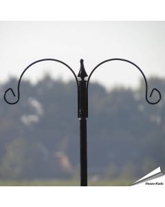 Hirtenstab - doppelt | Futterstation für Gartenvögel