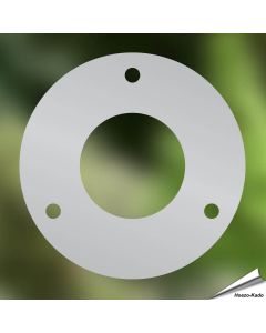 Sicherungsschild rund für Nistkästen aus rostfreiem Stahl ✔️ Verkleinert die Einflugöffnung auf 28mm ✔️ Schützt vor Spechten ✔️ Geeignet für Blaumeisen und andere kleine Vögel ✔️ Bestelle online bei Alles für Vögel