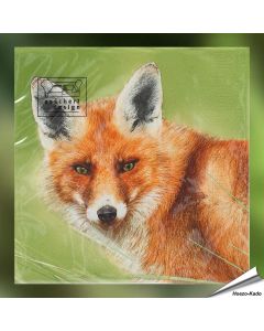 Servietten - Rotfuchs - Motiv | 20 Stück | Alles für Vögel