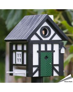 Multiholk Fachwerk von Wildlife Garden ✔️ Nistkasten und Futterhaus in einem ✔️ Für kleine Gartenvögel ✔️ Inspiriert nach skandinavischem Design ➤ Kaufe bei Alles für Vögel